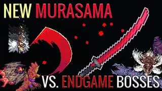 NEW Murasama Weapon Showcase V.S All Endgame Bosses! - Calamity Mod 1.4.5 Rust and Dust Update