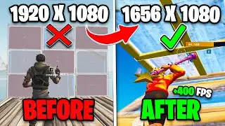 THE *BEST* Stretched Resolution In Fortnite SEASON 2! 🔨MAX FPS! + 0 INPUT DELAY!🔨 - Chapter 3