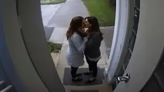 GIRLS CAUGHT Kissing On Camera | Lesbians Kissing Video