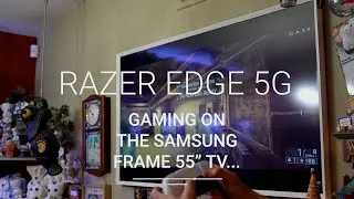 Razer Edge 5G Gaming On The Big Screen... Works Great!