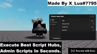 Project Open Hub Script | Execute Best Scripts and your own scripts in seconds.