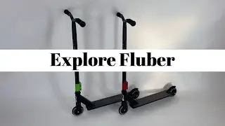 Explore Fluber | Трюковый самокат, 100 мм пластиковый сердечник, резьбовая система