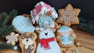 Easy gingerbread house decorating - Beginner tutorial.