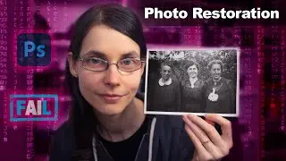 Restoring a 70 year old picture - AI can’t do this (yet)