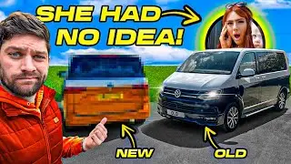 I SURPRISED MY WIFE WITH A NEW VW CARAVELLE!...