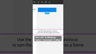 Figma Tips & Tricks: Turn a Shape into a Frame