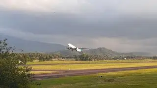 PESAWAT GARUDA INDONESIA A330-200 TAKE OFF MANADO 🛫