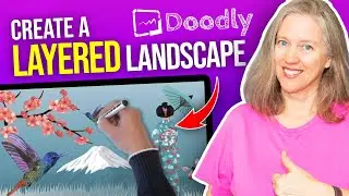 DESIGN a Layered Landscape in Doodly!! | Doodly Tutorials