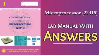 MSBTE | 22415 Microprocessor | I Scheme Lab Manual Answers | SY Sem4 CO/CM/IT Branch