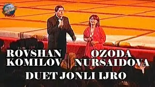 Rovshan Komilov va Ozoda Nursaidova duet jonli ijro (Arxiv video)