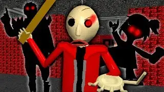 BALDI TURNS INTO EVIL SANS!! | Baldis Basics MOD