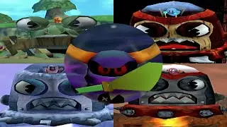 Pac Man World 2 (Gamecube Version) All Bosses (NO DAMAGE)