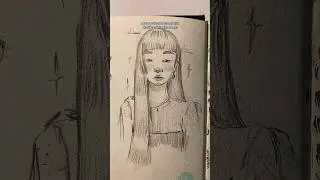 pov: you’re obsessed with drawing girls with bangs #shorts