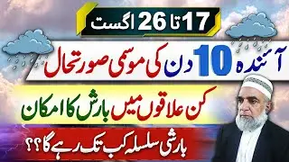 Weather Forecast for Next 10 days in Pakistan || Crop Reformer