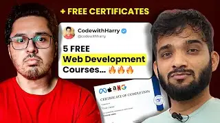 5 FREE Web Development Courses with Free Certificates | Full Stack Development for FREE in 2025 🔥