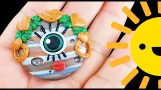 HOW TO MAKE JUPITER 💛🍀 SOLAR SYSTEM WITH POLYMER CLAY 👁️ Clay Modelling