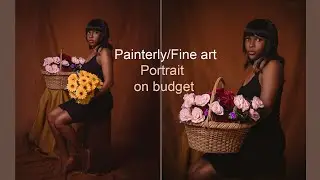 How to shoot Fine Art/ Painterly Portrait on budget (fabolousbanji style)