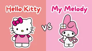 Hello Kitty vs My Melody ❤️🌸| Pick Your Favorite! Fun Challenge!