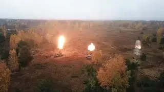 Russian 240 mm mortars 2S4 