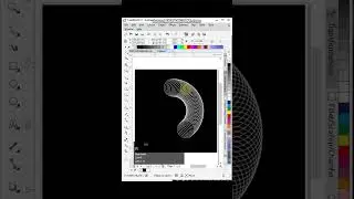 Spirograph Effect in Coreldraw #arex_id #shorts #coreldraw