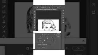 Sketch Effect in Photoshop  #shorts #photoshop