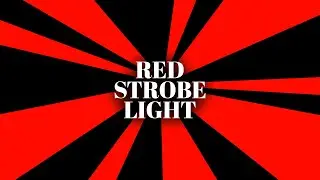 Red Strobe Disco Light | Party Lights | fps 60 | 4k | 1Hour