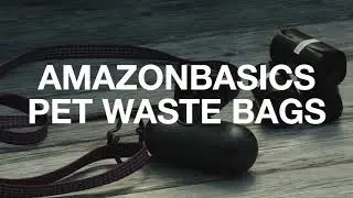 Amazon Basics Dog Poop Leak Proof Bags With Dispenser and Leash Clip, Unscented
