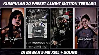 KUMPULAN 20 PRESET BASE ALIGHT MOTION TERBARU | JEDAG JEDUG TIKTOK VIRAL DIBAWAH 5MB