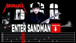 【METALLICA】[ Enter Sandman ] cover by Masuka | LESSON | GUITAR TAB