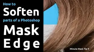 How to soften parts of a mask edge in Photoshop