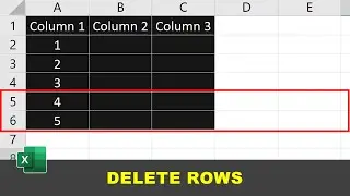 How to Delete Rows in Excel