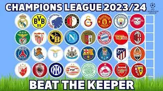 Beat The Keeper RETRO - UEFA Champions League 2023/24 | The Marble Quest