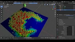 Weight Paint for Density Control | Blender