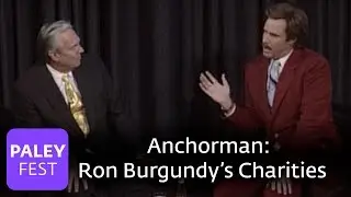 Anchorman - Ron Burgundy (Will Ferrell) Discusses His Charity Work (Paley Center, 2004)