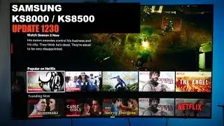 How to update your Samsung TV via USB KS8500 / KS8000 1230 update