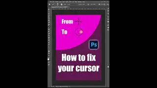 Fix Photoshop Brush Cursor: Circle Not Crosshair 