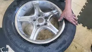 How To Fix Car Tubeless Tire Always Losing  Air Pressure Leak Very Slowly,  DIY Replace Rim Valve