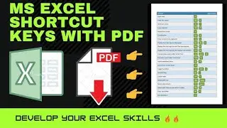 MS Excel Shortcut Keys|| 200+ shortcut keys with PDF||