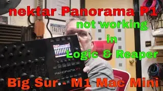 Nektar Panorama P1, P4, P6 issues with Apple M1 Big Sur Mac Mini