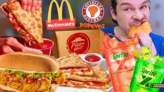 LANÇAMENTOS DE FAST FOODS : NOVAS SPRITES DO MC DONALD'S, NOVOS LANCHES DO POPEYES E PIZZA HUT