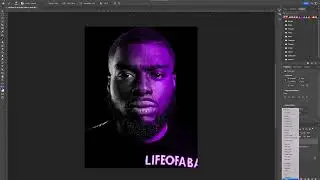 How to create a dual light effect using Photoshop