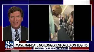 Tucker Carlson Talks About The End Of Mask Mandate For Public Transportation