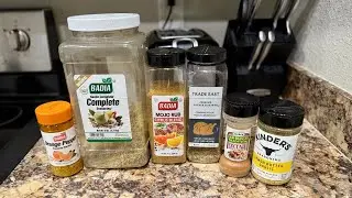 My Favorite Low Sodium Seasonings ~ Helps with hypertension | High Blood Pressure