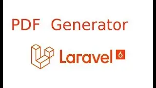 Laravel 6 tutorial #30 PDF Generator