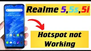 Realme 5, 5s, 5i Hotspot not working Problem Fix #realme5i