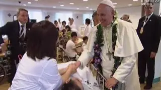 Papa Francesco in Corea: la visita al Centro di Recupero di persone disabili di Kkottongnae