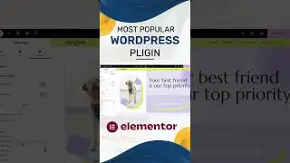 Most popular Wordpress Plugin - Elementor Page Builder - 