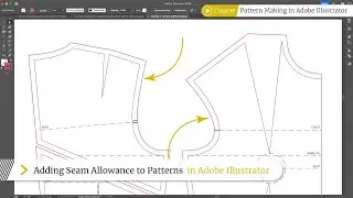 Pattern Making in Adobe Illustrator - Adding Seam Allowance with the Offset Path Tool