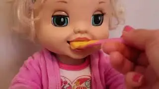 BABY ALIVE Hayley Has A Cold Feeding Chicken Soup