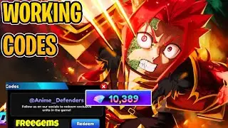 *NEW UPDATE* ALL WORKING UPDATE CODES FOR ANIME DEFENDERS! ROBLOX ANIME DEFENDERS CODES JULY 2024